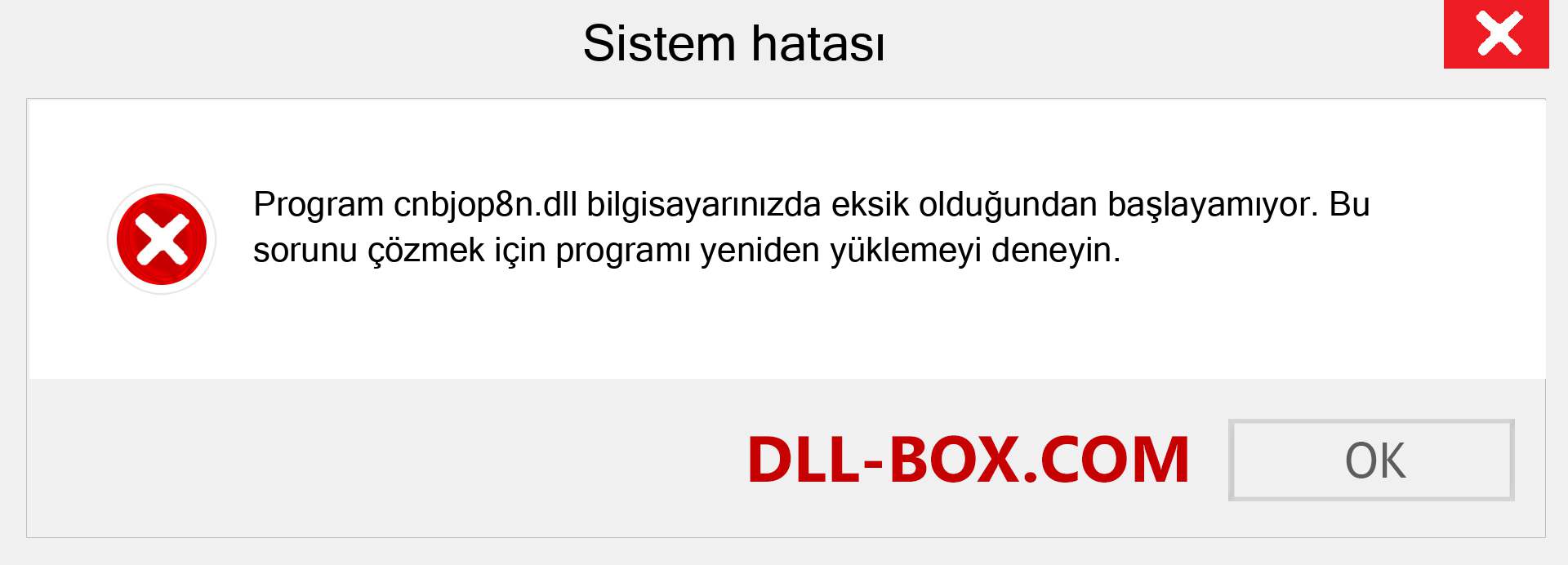 cnbjop8n.dll dosyası eksik mi? Windows 7, 8, 10 için İndirin - Windows'ta cnbjop8n dll Eksik Hatasını Düzeltin, fotoğraflar, resimler